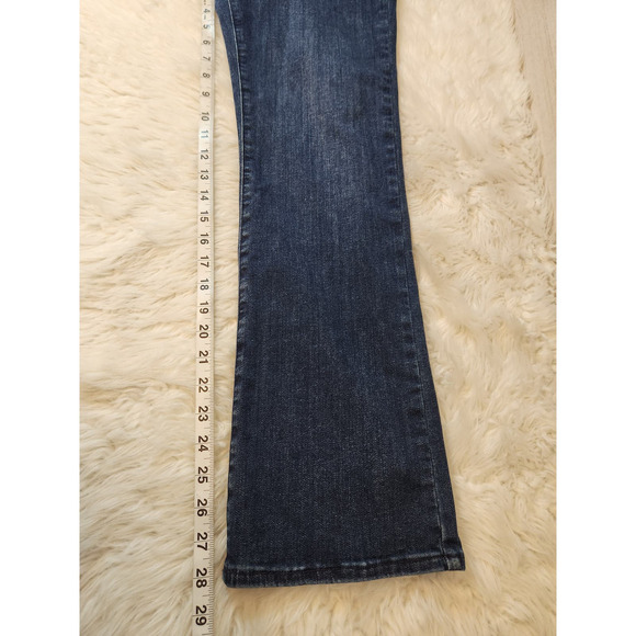 NYDJ Women's Blue Solid Mid Rise Cotton Pockets Ankle Jeggings‎ Jeans Size Large - Picture 7 of 7